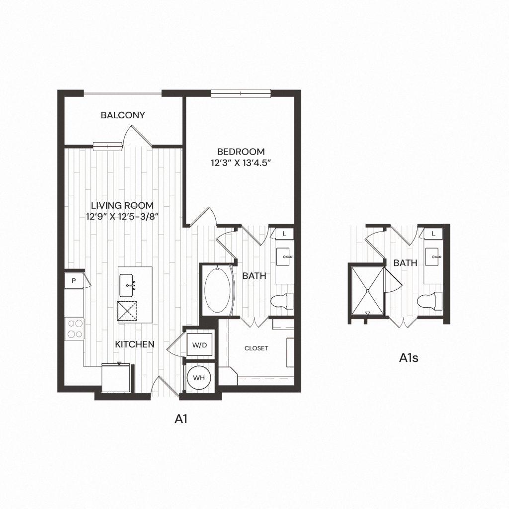 Aura Southgate A1 Floor Plan